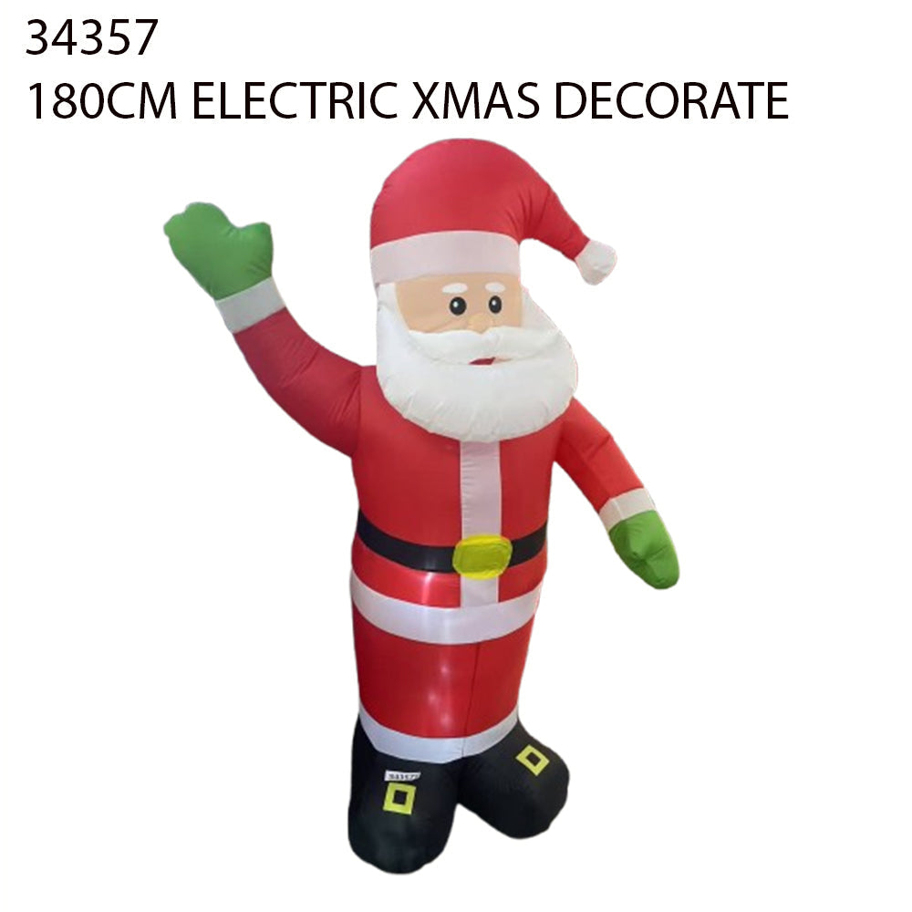 Inflatable Electric Santa 180cm