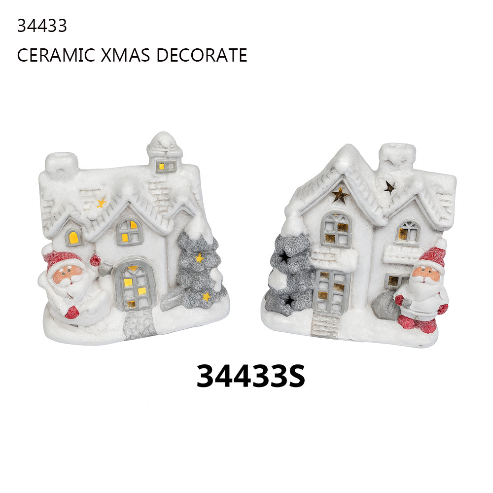 Ceramic Christmas House Decor