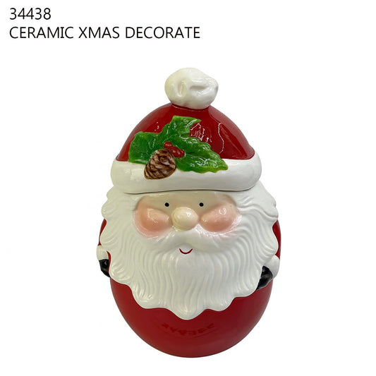 Ceramic Santa Figurine Christmas Decoration