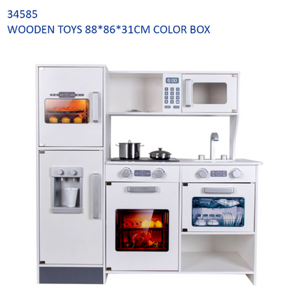 Premium Wooden Kitchen Playset