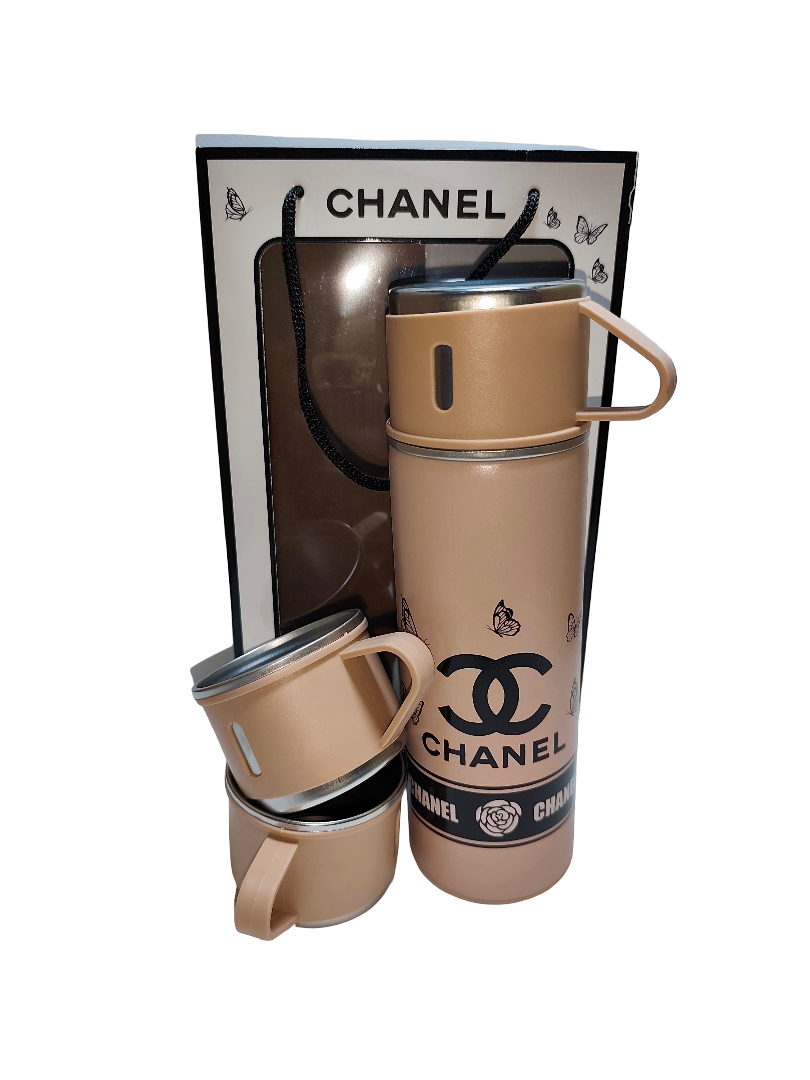 Chanel Style Travel Mug Gift Set