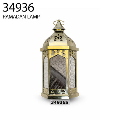 Black Ramadan LED Lantern