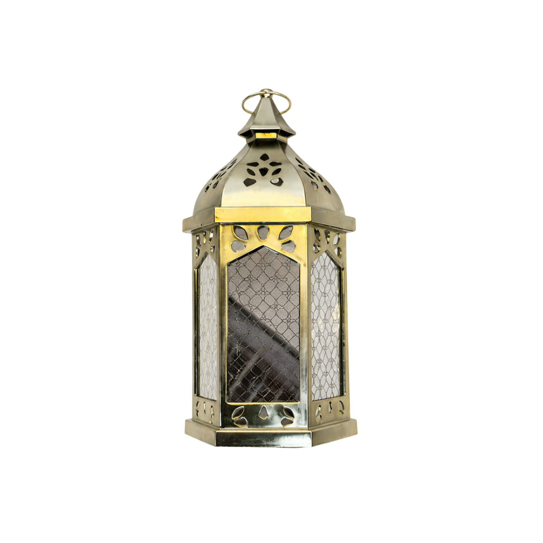 Black Ramadan LED Lantern