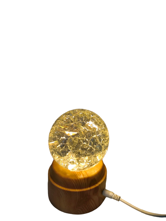 Heart Glow Crystal Ball Lamp – Romantic LED Light