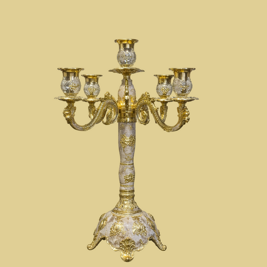 Luxury Gold Candlestick Set