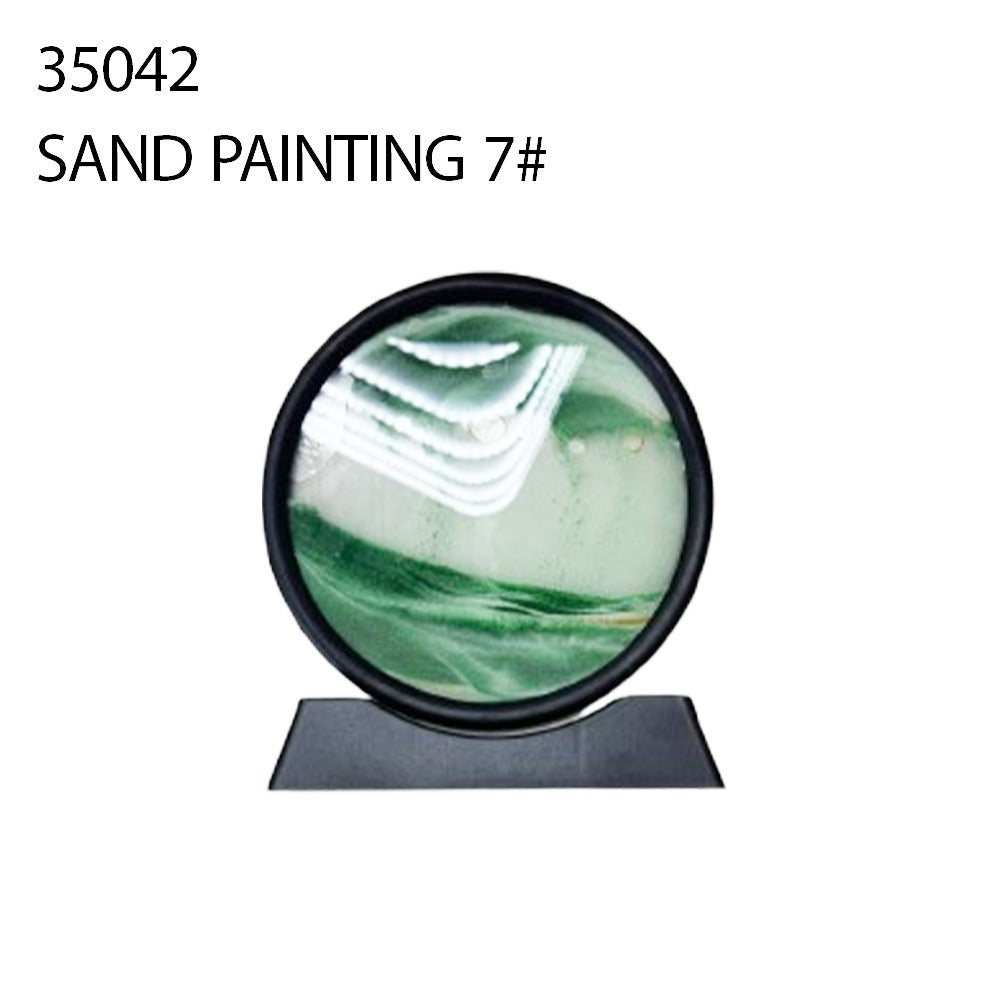 Round Sand Painting Frame #7