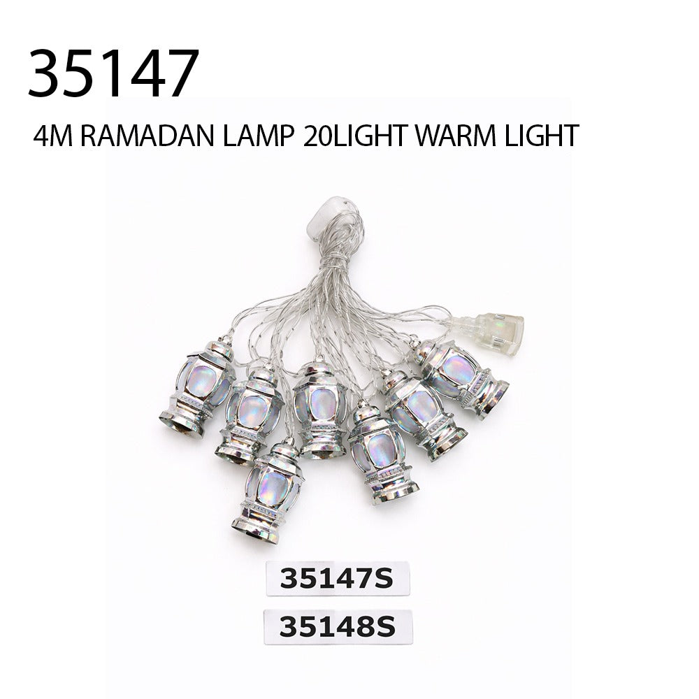 Ramadan Lantern String Lights Warm Light 4M