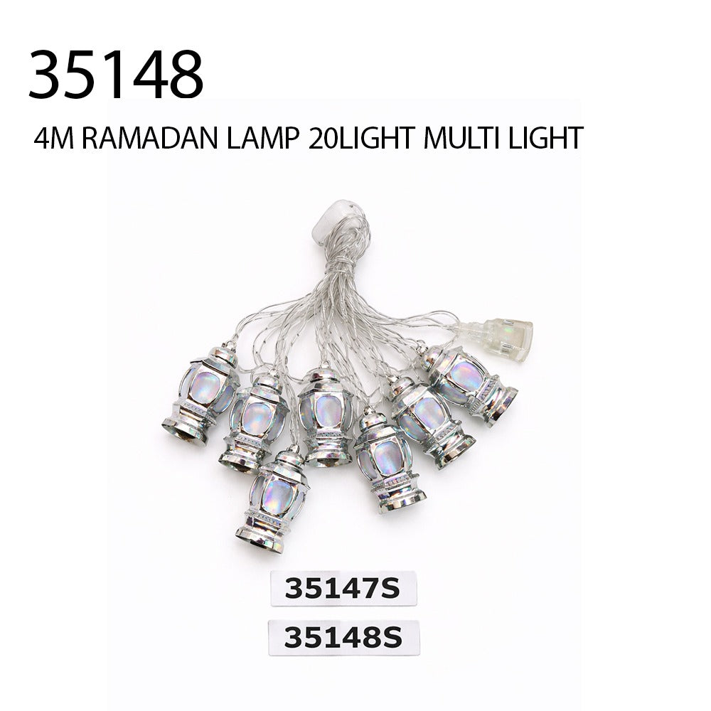 Ramadan Lantern String Lights Multi Light 4M