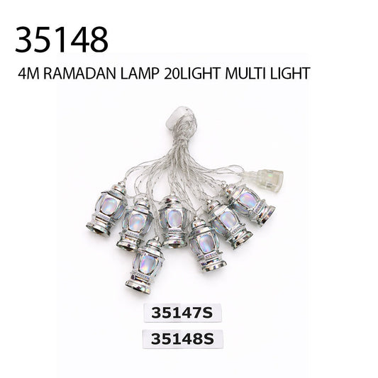 Ramadan Lantern String Lights Multi Light 4M