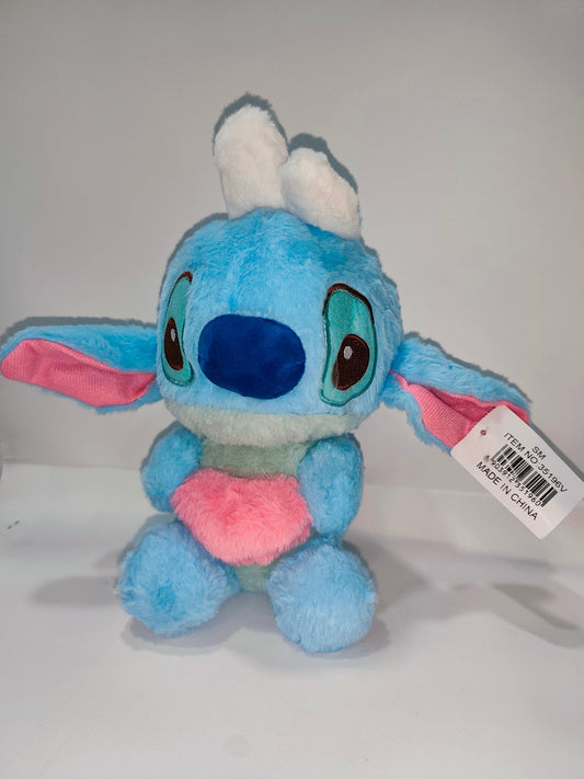 Blue Cartoon Love Plush Toy - 22 cm