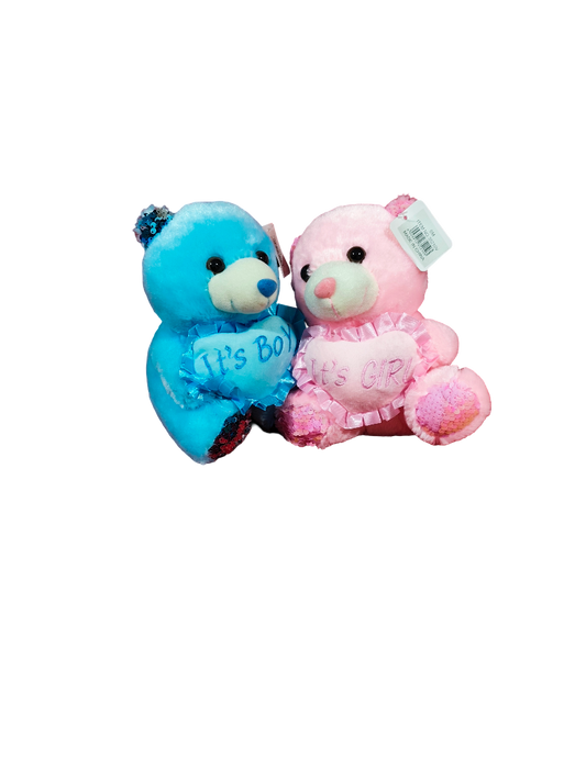 It’s a Boy & It’s a Girl Teddy Bears Plush Set