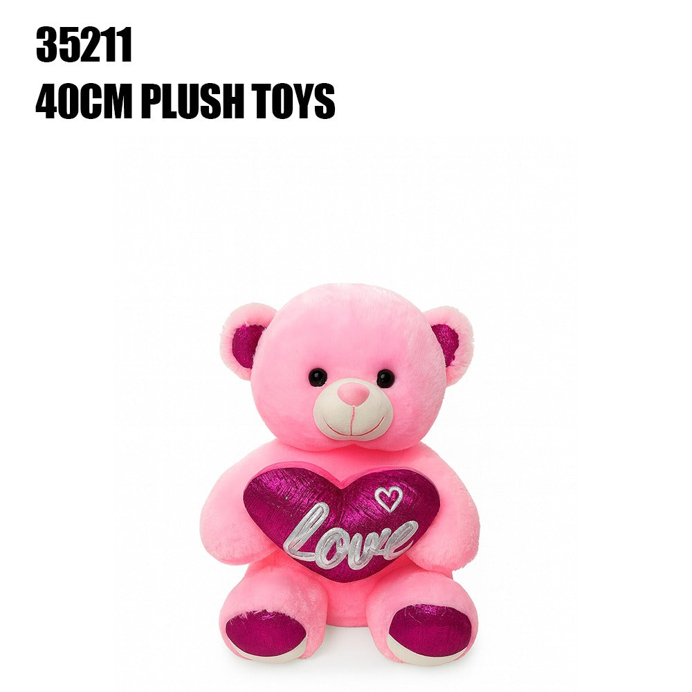 Pink Love Teddy Bear 40cm