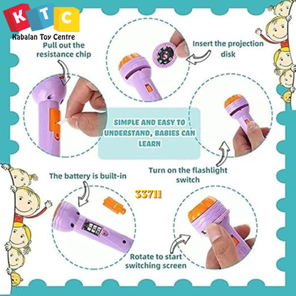 children's projection flashlight toy
