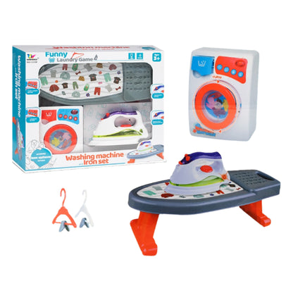 Funny Laundry Game – Washing Machine & Iron Set