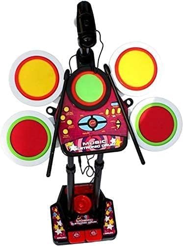 Kids Drum Set with Mic & Sounds