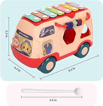 Musical School Bus with Piano