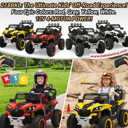Off-Road 4x4 Electric Toy Car for Kids