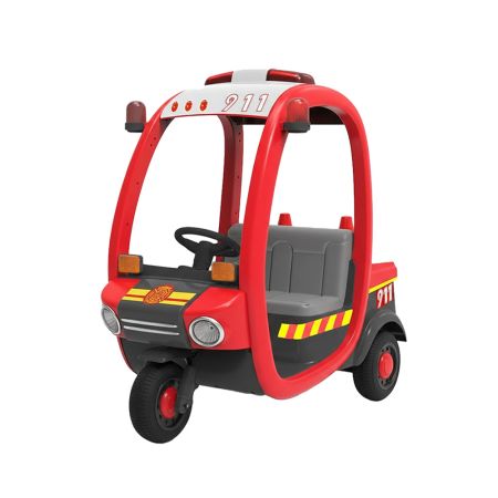 Electric 3-Wheel Ride-On Toy Car with Lights &Music