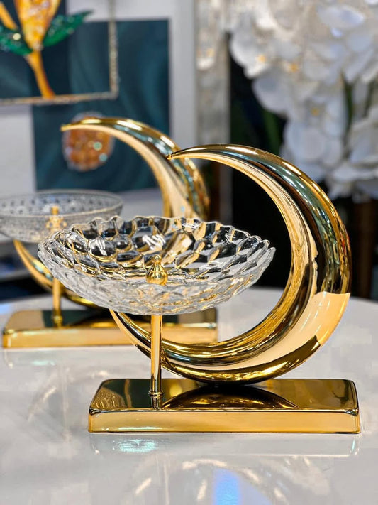 Ramadan Decorative Glass Bowl Stand