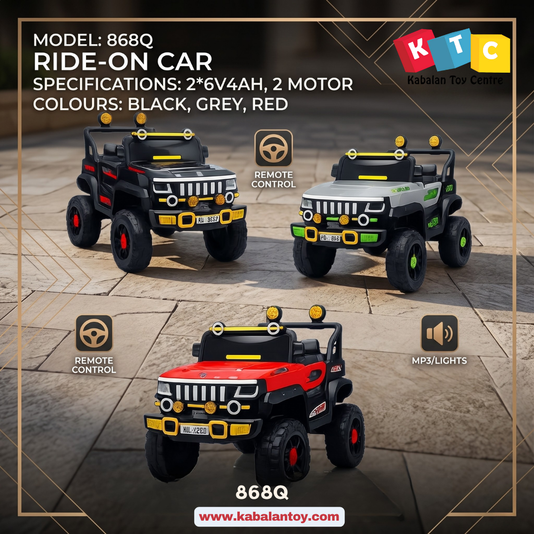 Ride on car (four-wheel drive) system