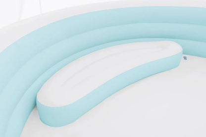 Round Inflatable Family Lounge Blue Pool