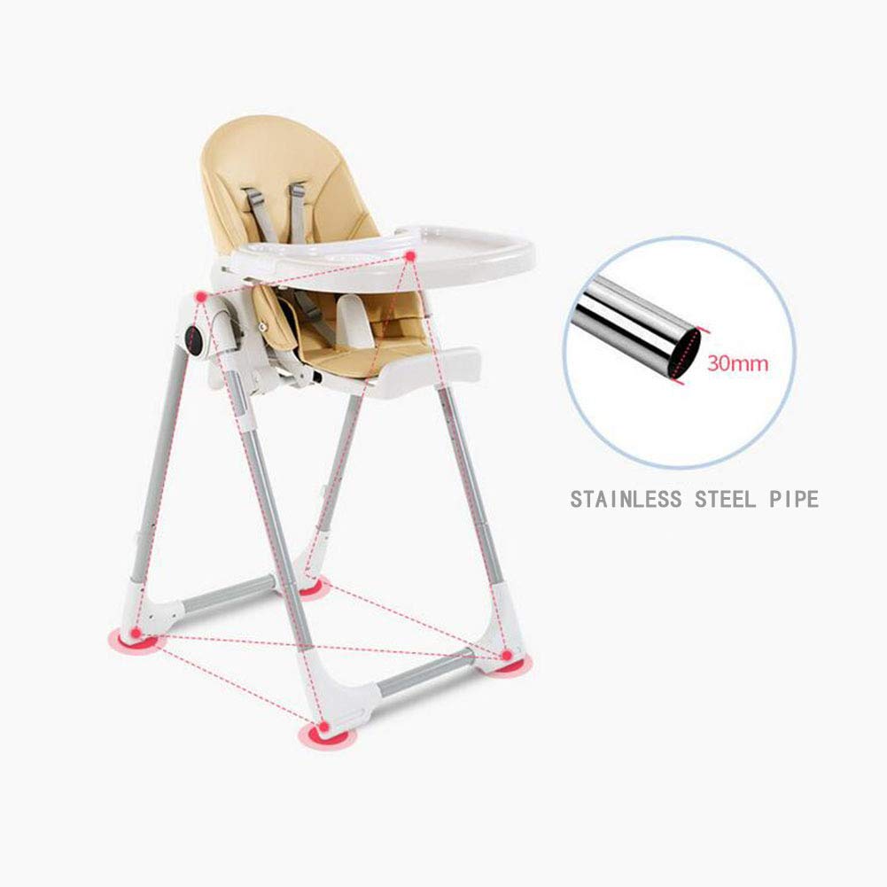 Foldable Baby High Chair with Recline