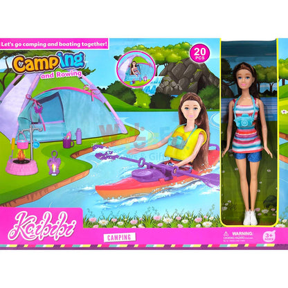 camping doll set