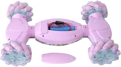 Sensor Stunt Remote Control Car Toy 360 Degree Wheels with Multiple Lights