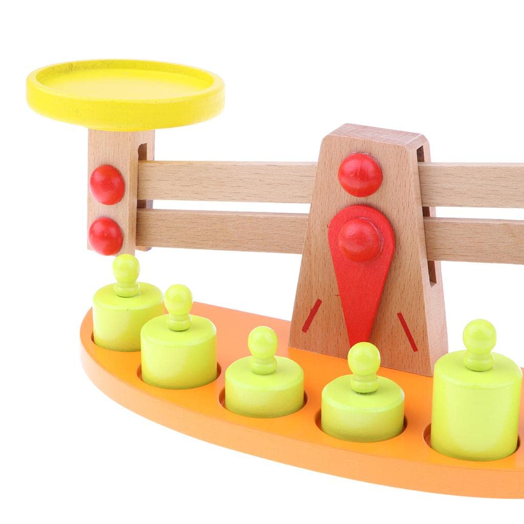 wooden balance scale