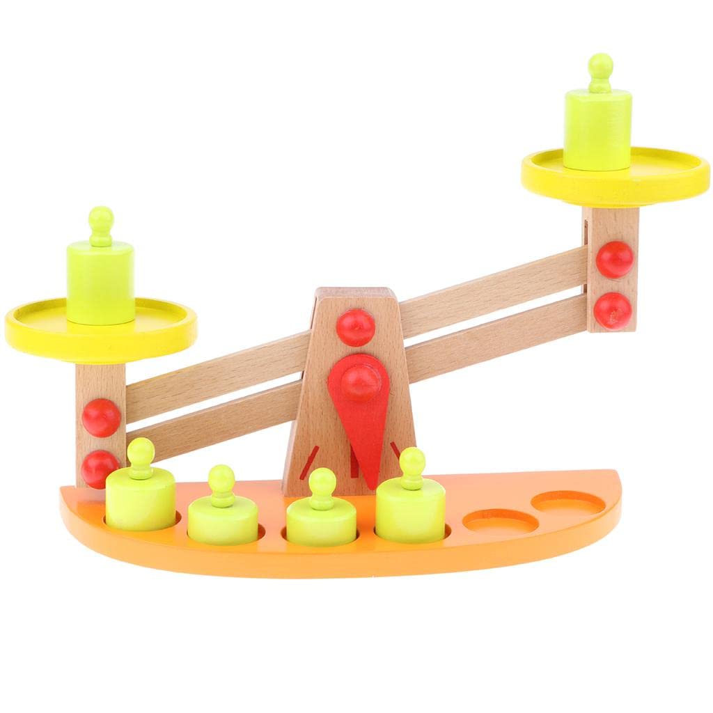wooden balance scale