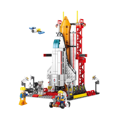 Space Rocket Launch Building Set