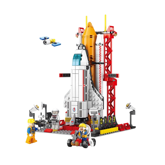 Space Rocket Launch Building Set