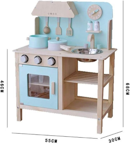 wooden kitchen set