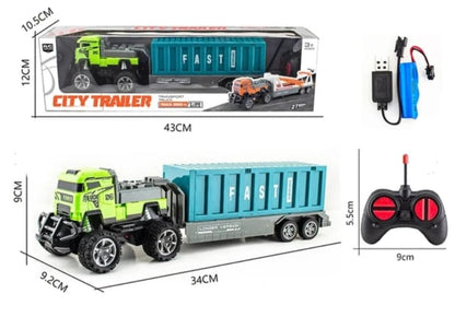 RC Fast Transport Trailer Truck