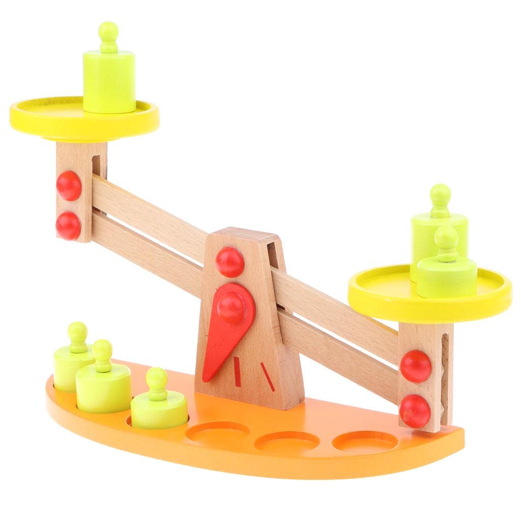 wooden balance scale