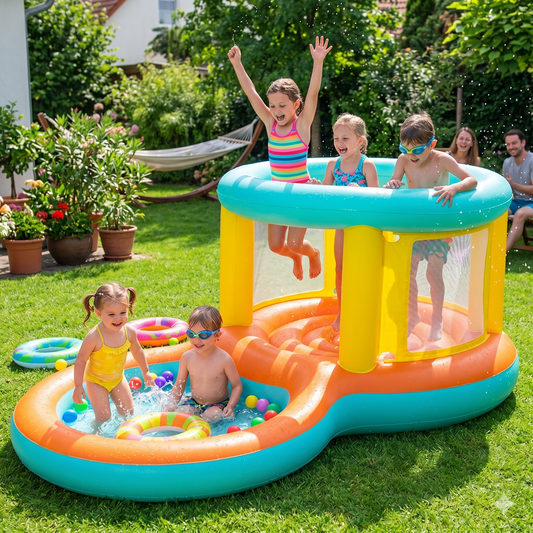 Jumptopia Inflatable Bouncer and Play Pool