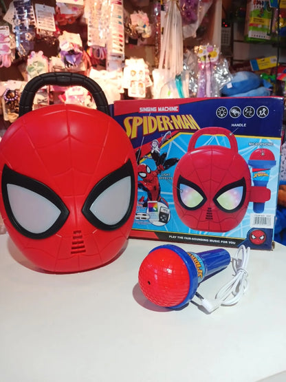 spiderman microphone and case