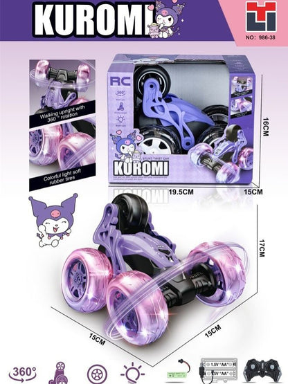 remote control kuromi stunt car