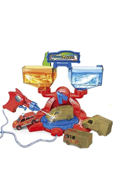 Color Reveal Water Station Car Playset