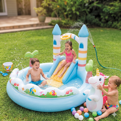 Unicorn Castle inflatable Pool
