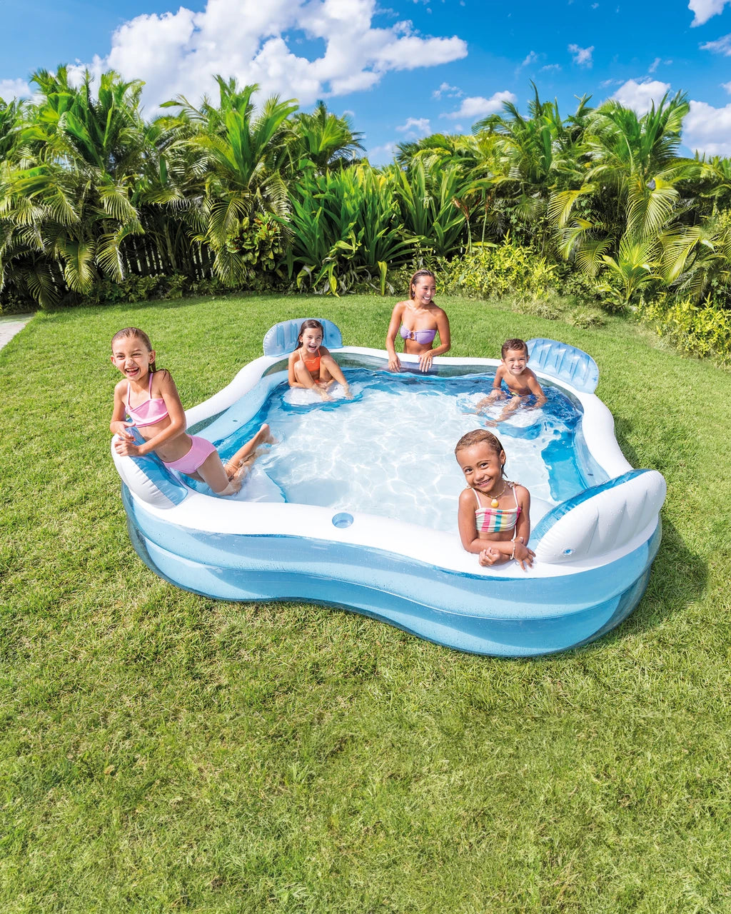 Square Inflatable Family Lounge Pool