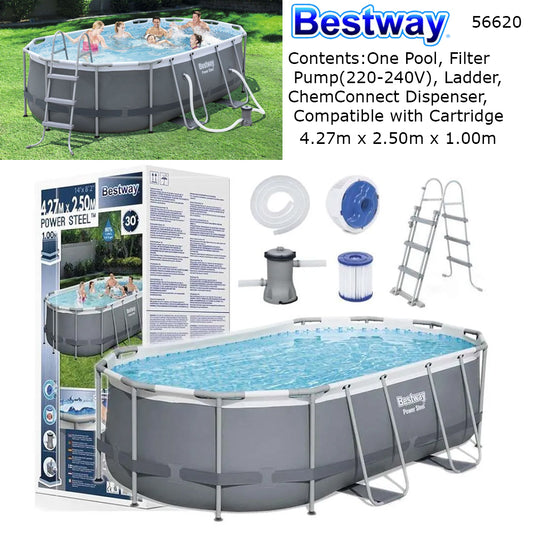 bestway oval shape pool