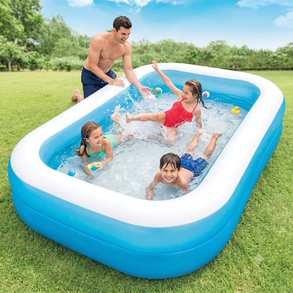 Inflatable Family Pool - Blue