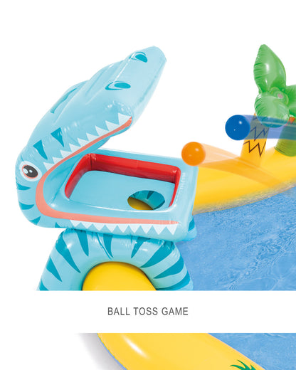Dinosaur Inflatable Play Center with Slide