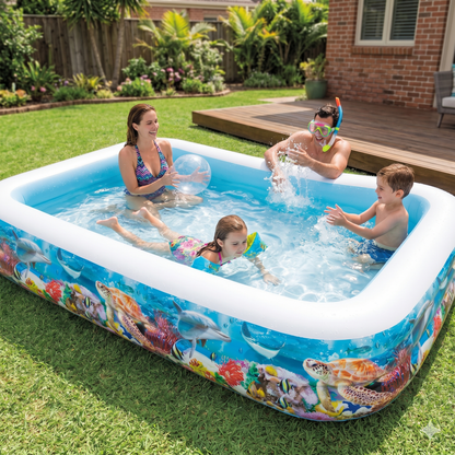Sea Life Rectangular Swimming Pool