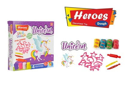 unicorn fantasy play dough set