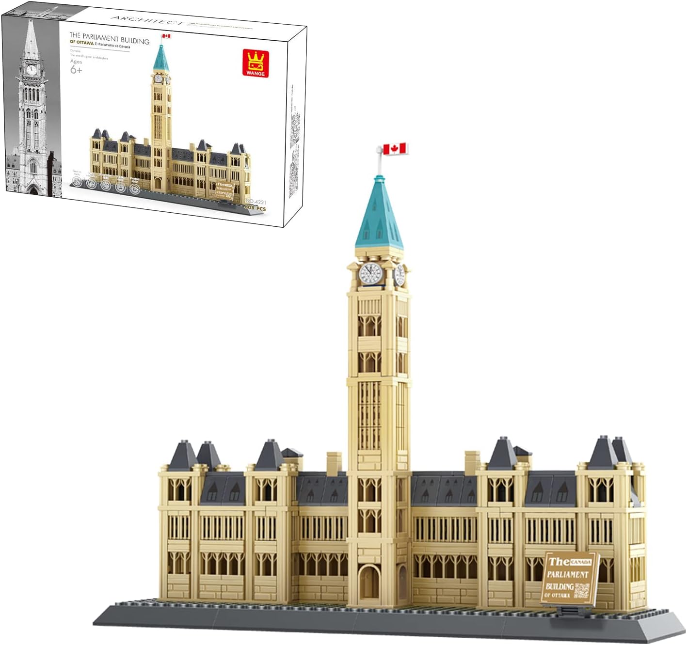 WANGE Assembly Architecture Model with Blocks(Parliament of Canada )