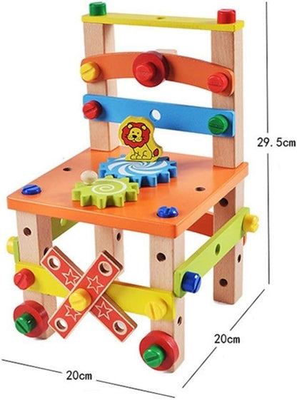 Wooden Construction Workbench Toy
