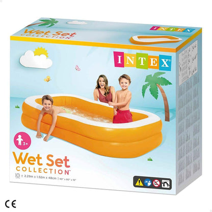 Mandarine Rectangular Inflatable Pool