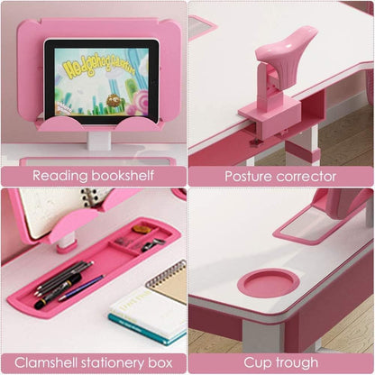 wooden desktop with light